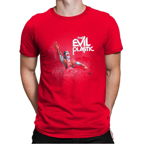 The Evil Plastic - Mens Premium T-Shirts RIPT Apparel Small / Red