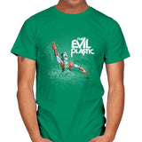 The Evil Plastic - Mens T-Shirts RIPT Apparel Small / Kelly Green