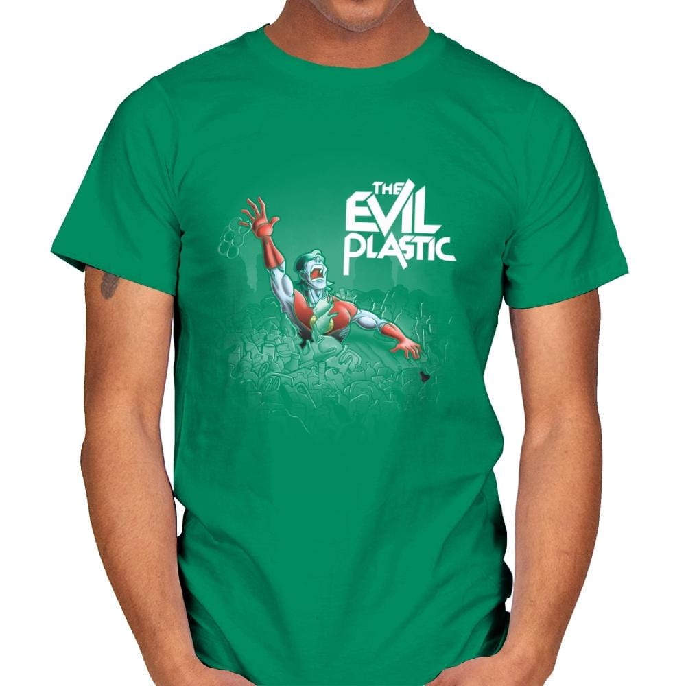 The Evil Plastic - Mens T-Shirts RIPT Apparel Small / Kelly Green