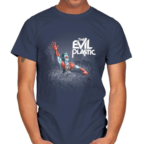 The Evil Plastic - Mens T-Shirts RIPT Apparel Small / Navy