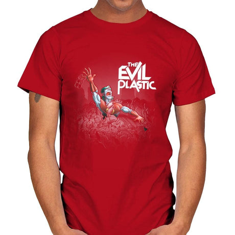 The Evil Plastic - Mens T-Shirts RIPT Apparel Small / Red