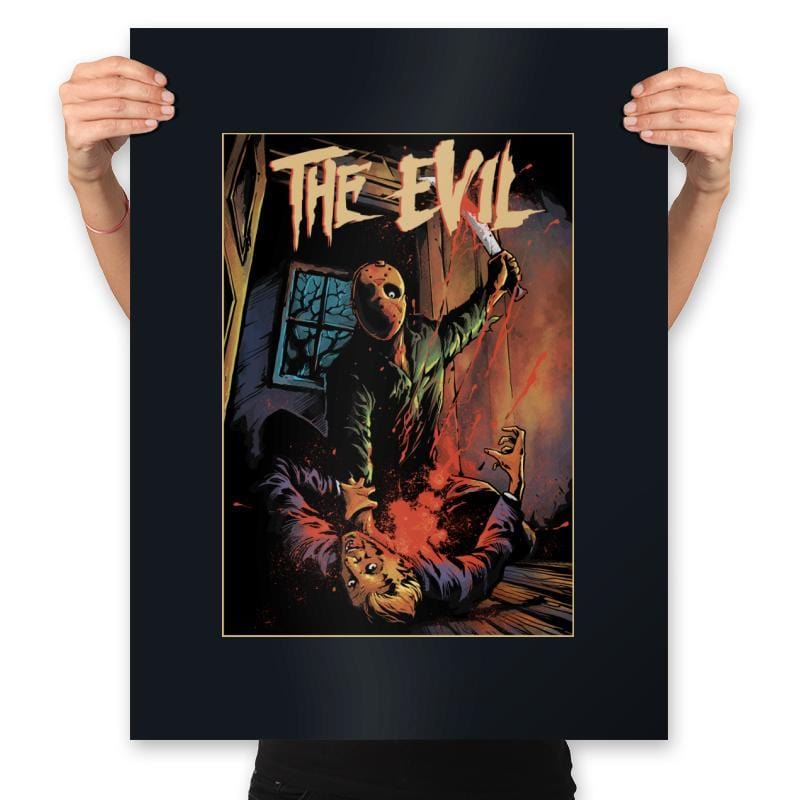 The Evil - Prints Posters RIPT Apparel 18x24 / Black