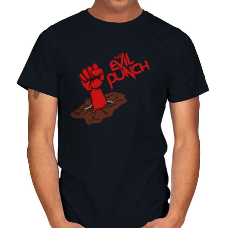 The Evil Punch - Mens T-Shirts RIPT Apparel Small / Black