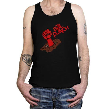 The Evil Punch - Tanktop Tanktop RIPT Apparel X-Small / Black