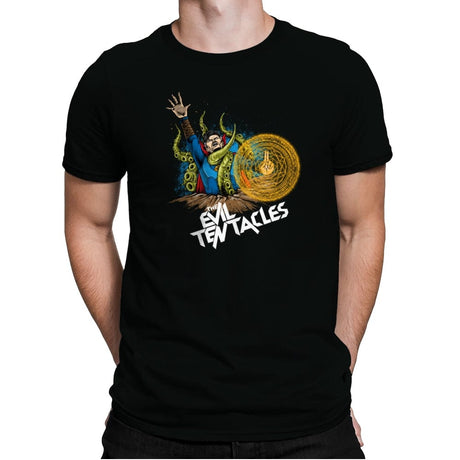 The Evil Tentacles - Mens Premium T-Shirts RIPT Apparel Small / Black