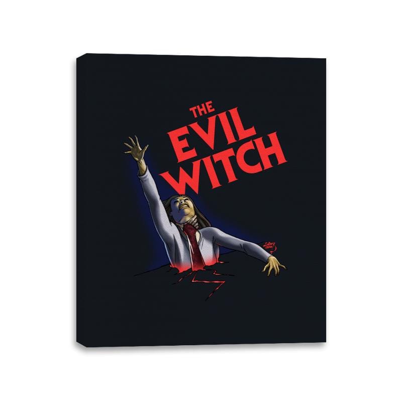 The Evil Witch - Canvas Wraps Canvas Wraps RIPT Apparel 11x14 / Black