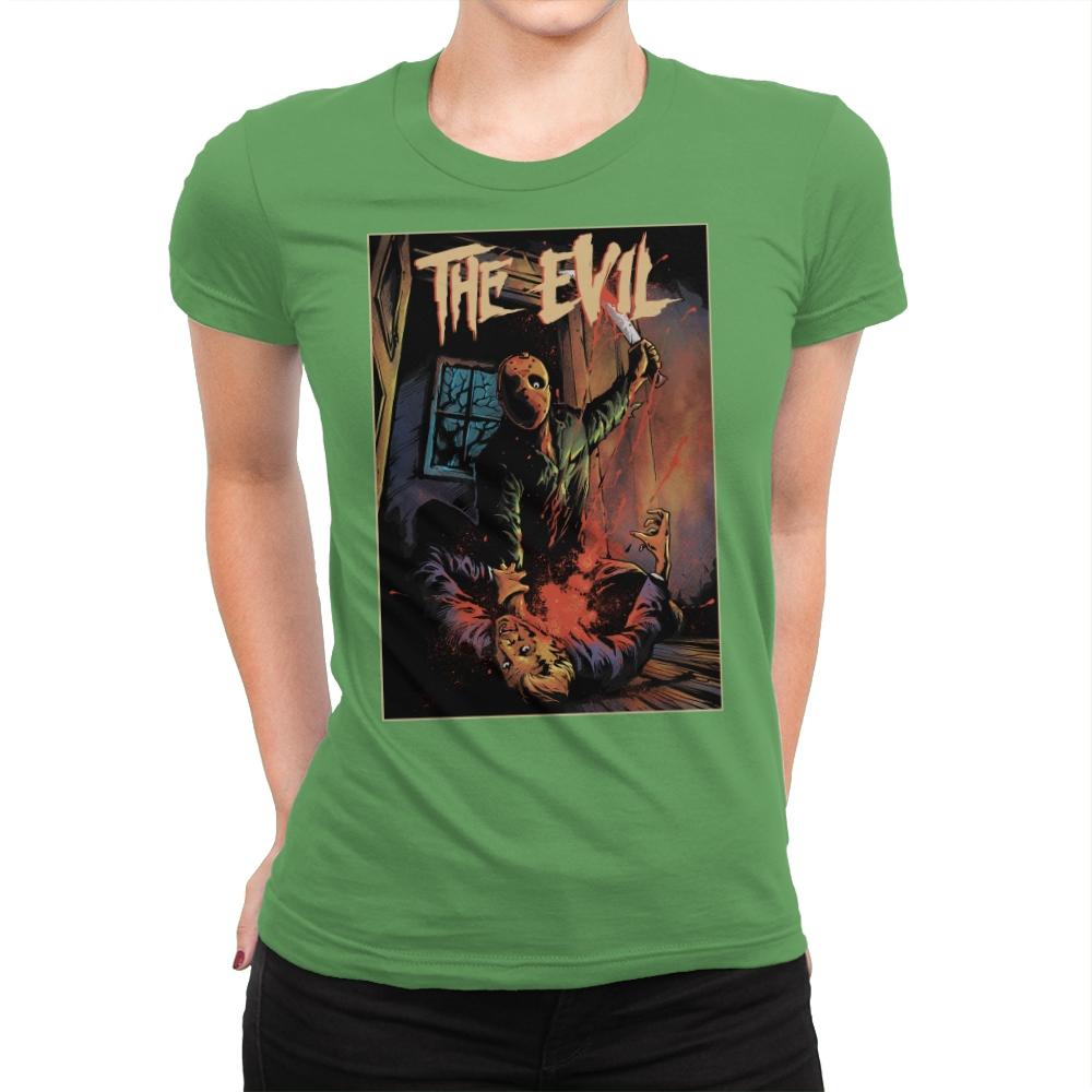 The Evil - Womens Premium T-Shirts RIPT Apparel Small / Kelly