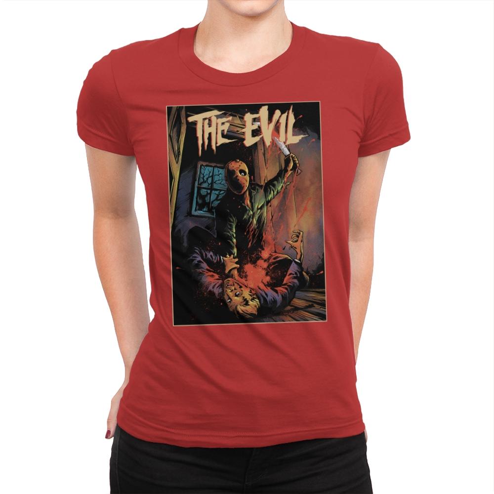The Evil - Womens Premium T-Shirts RIPT Apparel Small / Red