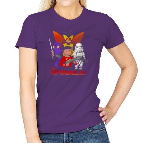 The Expendables Exclusive - Womens T-Shirts RIPT Apparel Small / Purple