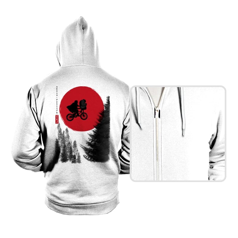 The Extra-Terrestrial in Japan - Hoodies Hoodies RIPT Apparel Small / White