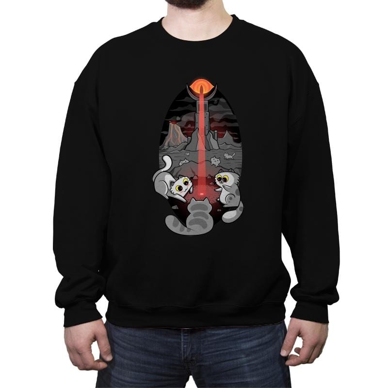 The Eye of Meowdor - Crew Neck Sweatshirt Crew Neck Sweatshirt RIPT Apparel
