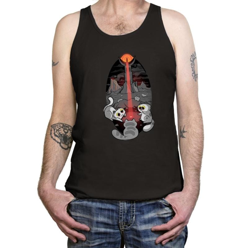 The Eye of Meowdor - Tanktop Tanktop RIPT Apparel