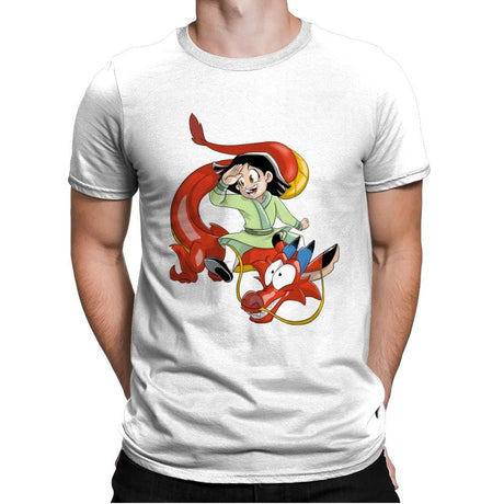 The Fa's dragon - Mens Premium T-Shirts RIPT Apparel Small / White
