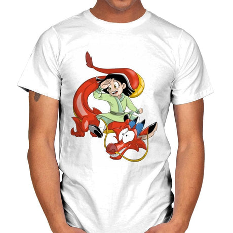 The Fa's dragon - Mens T-Shirts RIPT Apparel Small / White