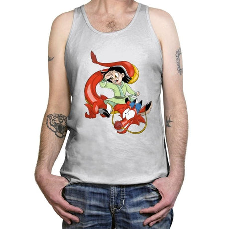 The Fa's dragon - Tanktop Tanktop RIPT Apparel X-Small / White