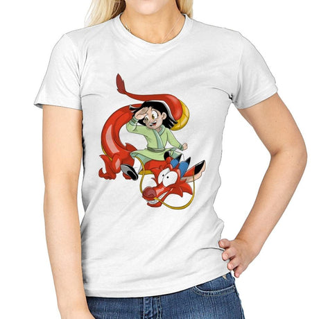 The Fa's dragon - Womens T-Shirts RIPT Apparel Small / White