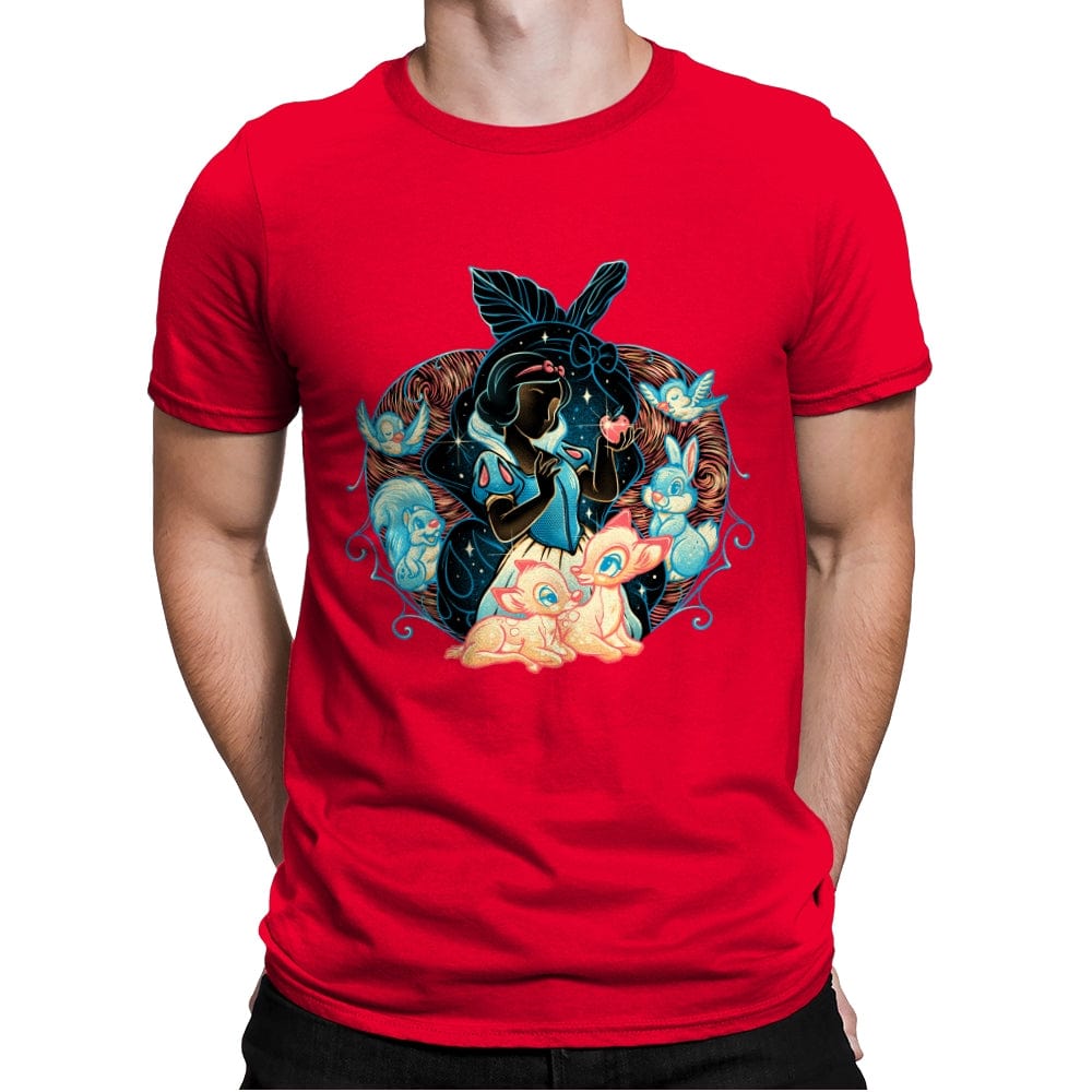 The Fairest in the Night Sky - Mens Premium T-Shirts RIPT Apparel Small / Red