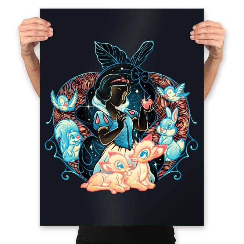 The Fairest in the Night Sky - Prints Posters RIPT Apparel 18x24 / Black