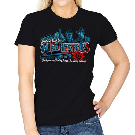 The Family Business - Womens T-Shirts RIPT Apparel Small / Black