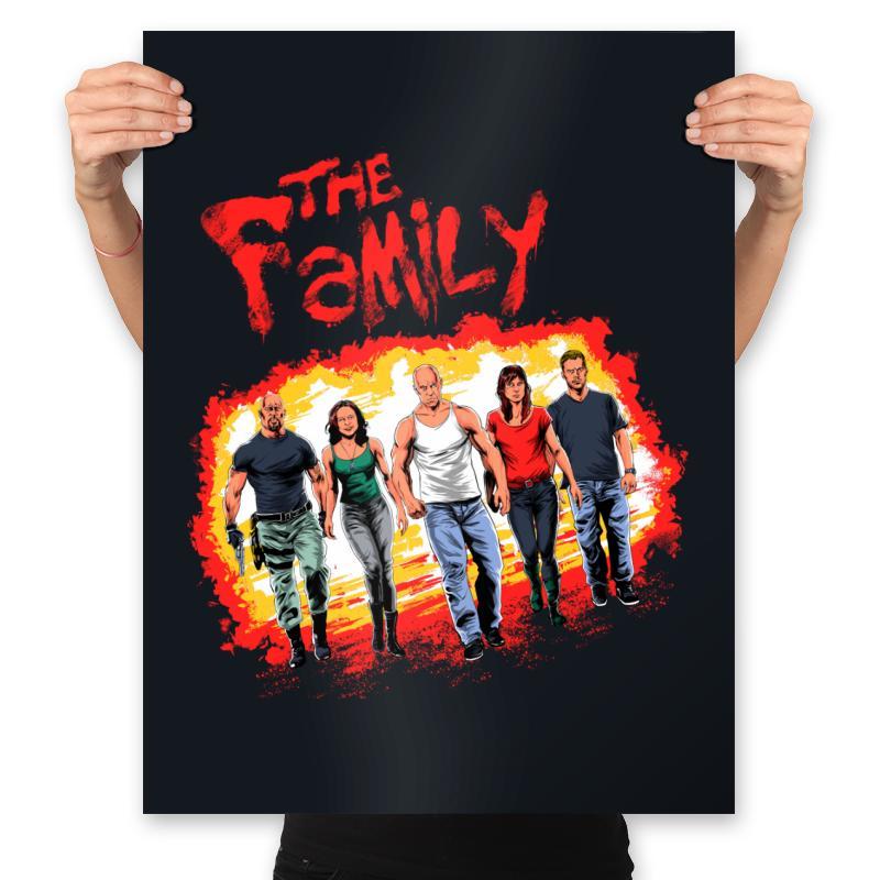 The Family - Prints Posters RIPT Apparel 18x24 / Black