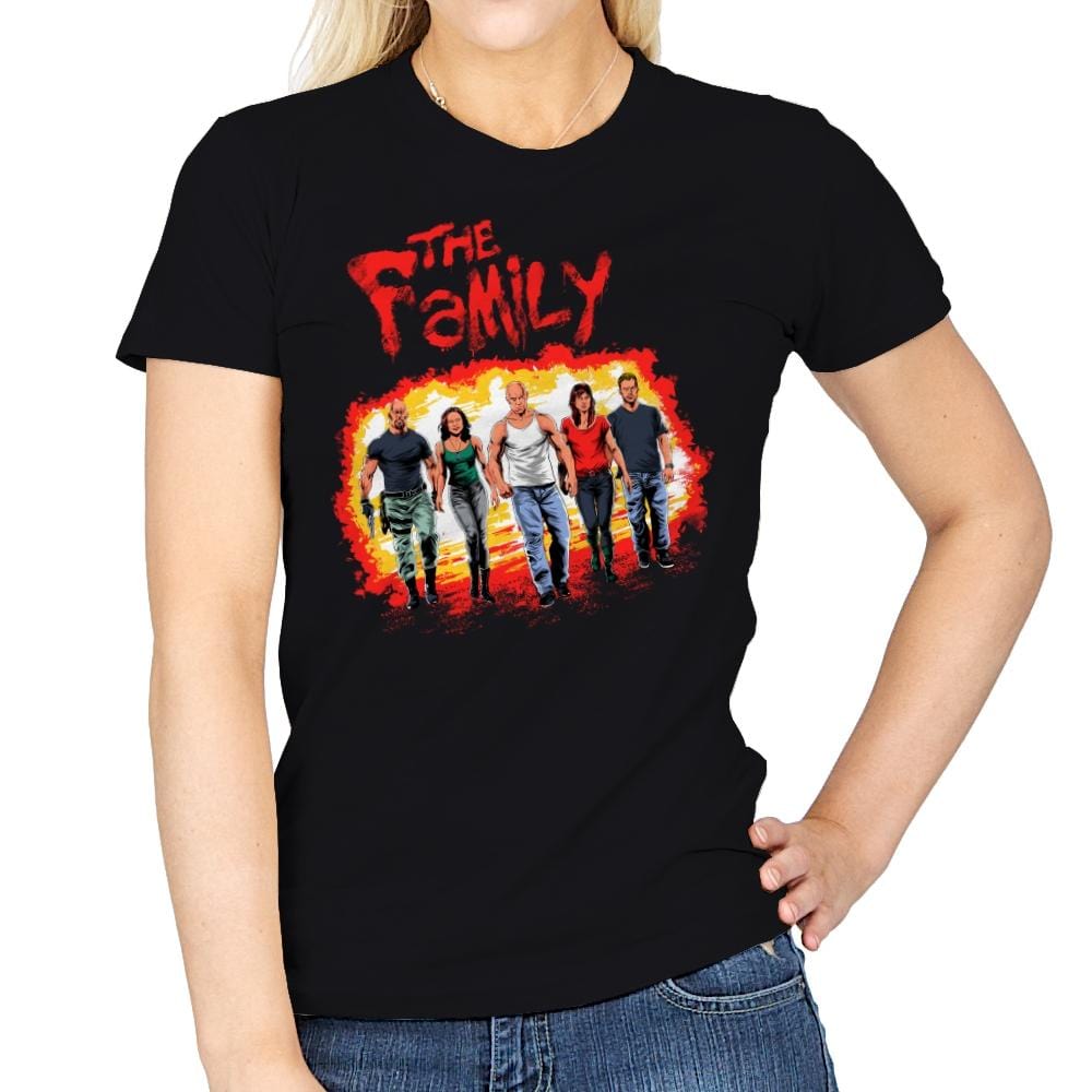 The Family - Womens T-Shirts RIPT Apparel Small / Black