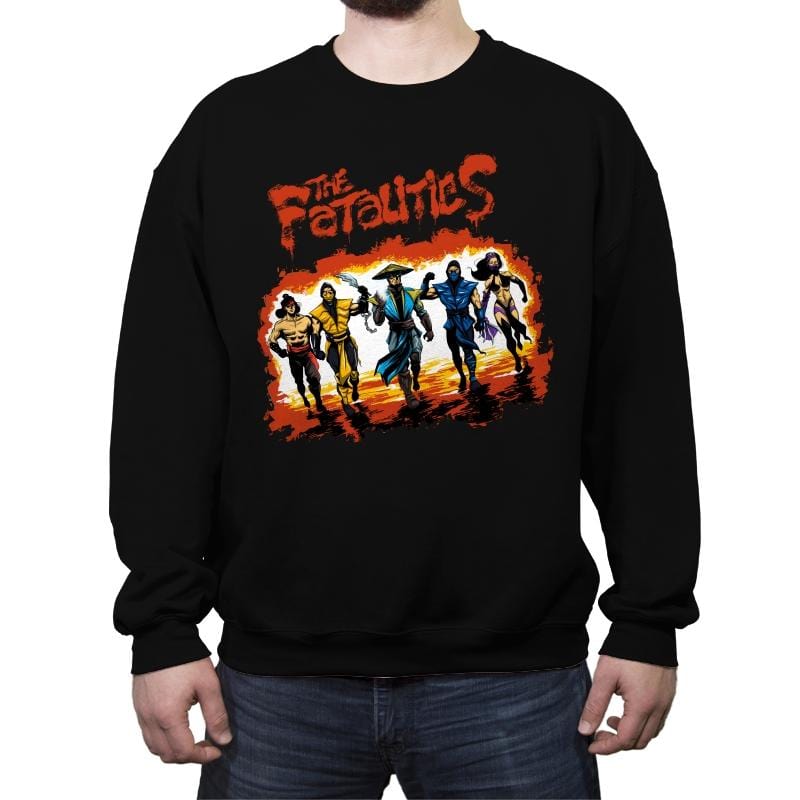 The Fatalities - Crew Neck Sweatshirt Crew Neck Sweatshirt RIPT Apparel Small / Black