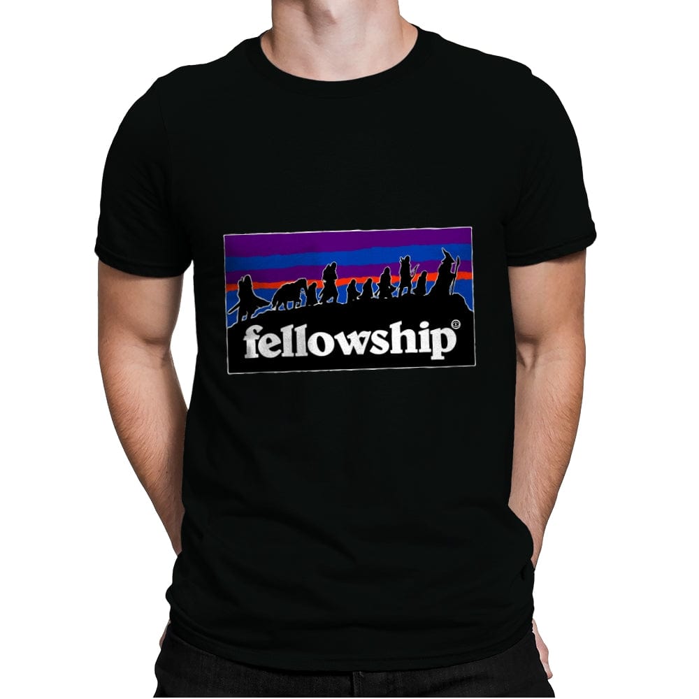 The Fellowship Badge - Mens Premium T-Shirts RIPT Apparel Small / Black