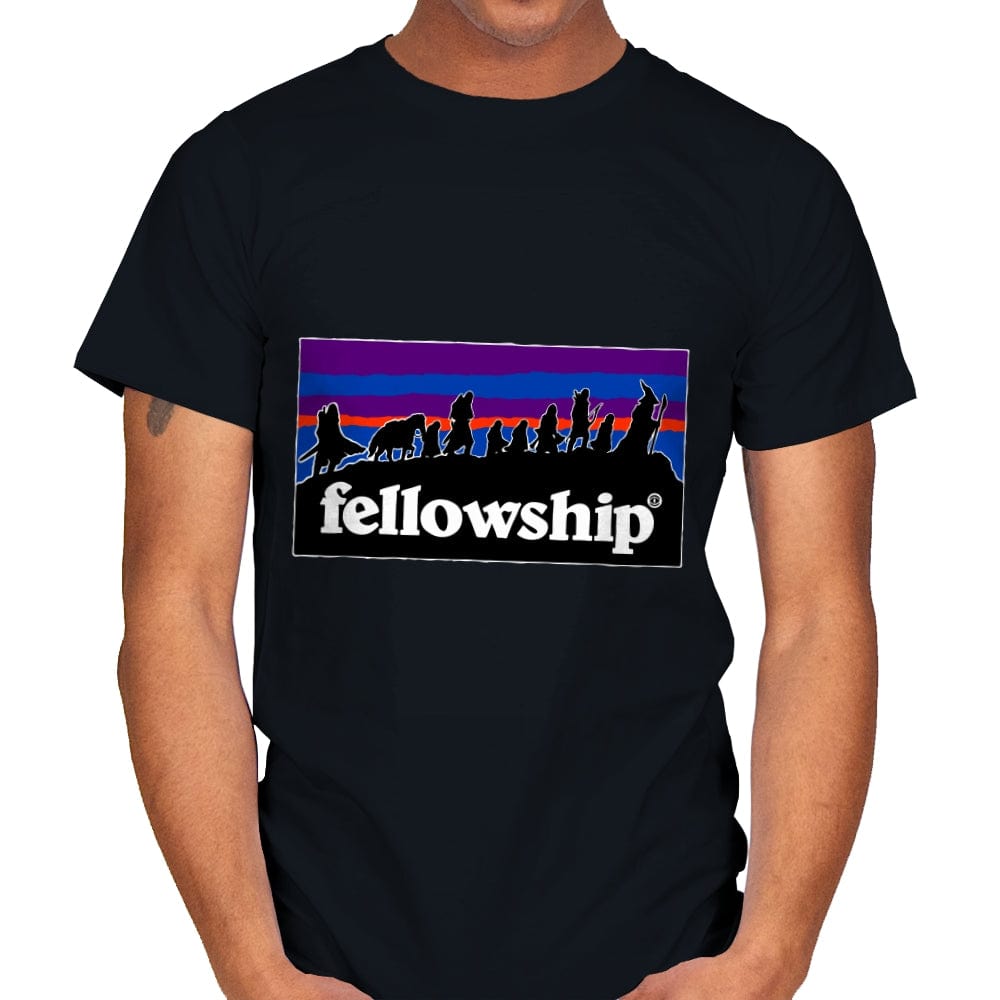 The Fellowship Badge - Mens T-Shirts RIPT Apparel Small / Black