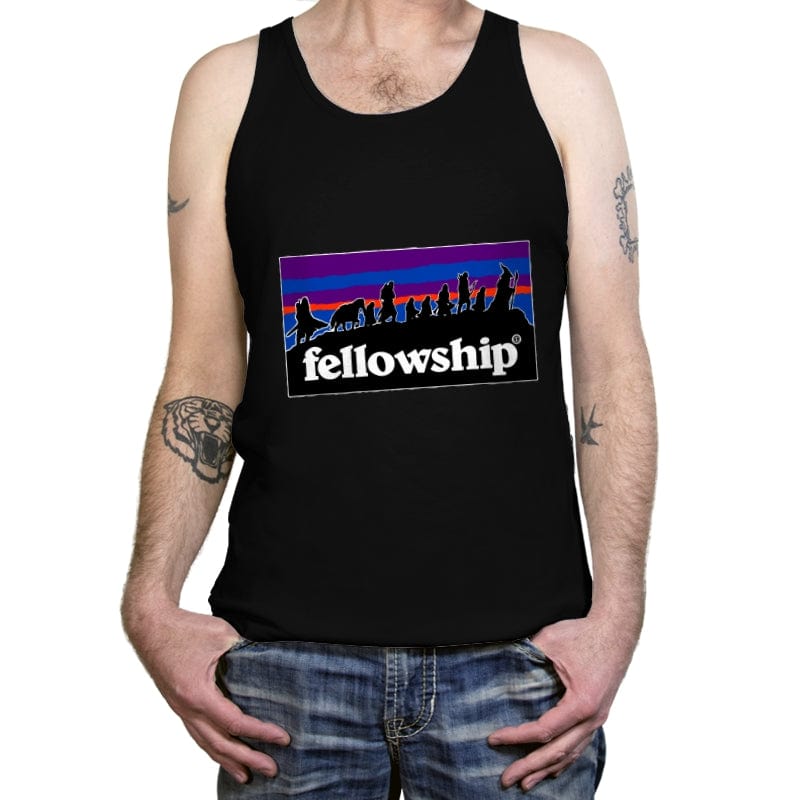 The Fellowship Badge - Tanktop Tanktop RIPT Apparel X-Small / Black