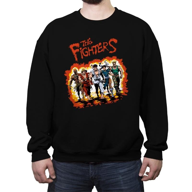 The Fighters - Crew Neck Sweatshirt Crew Neck Sweatshirt RIPT Apparel Small / Black