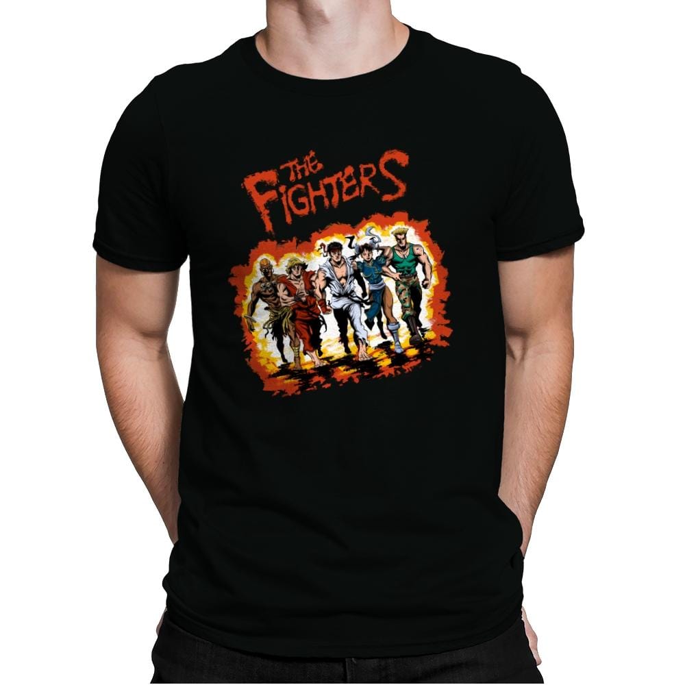 The Fighters - Mens Premium T-Shirts RIPT Apparel Small / Black
