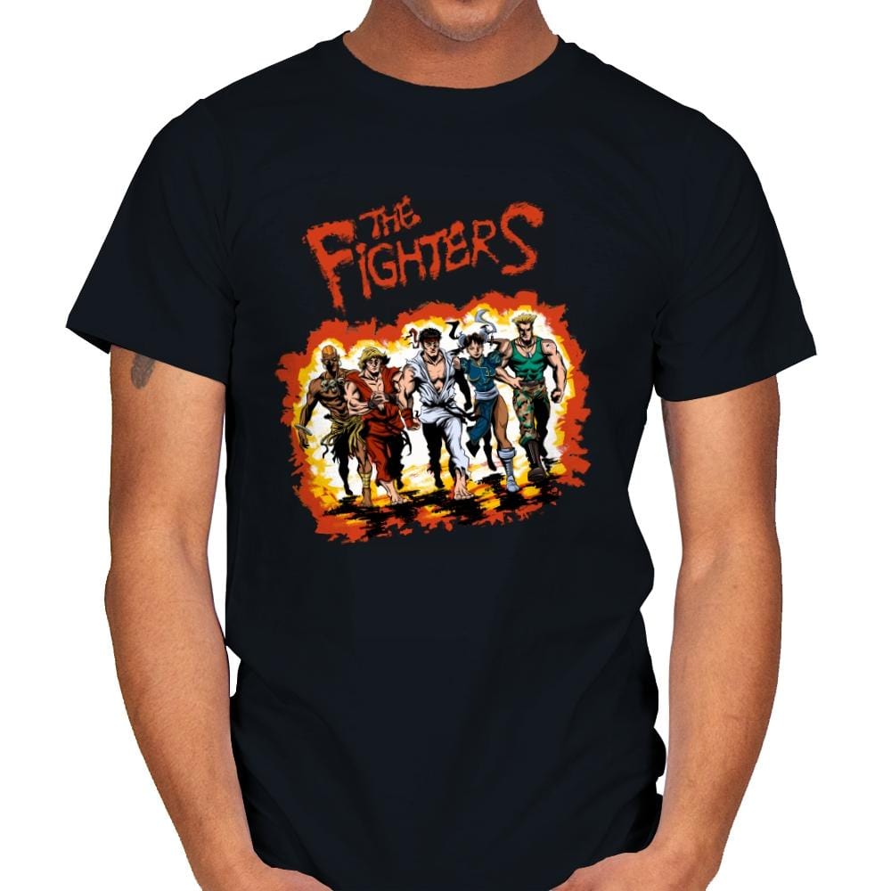 The Fighters - Mens T-Shirts RIPT Apparel Small / Black