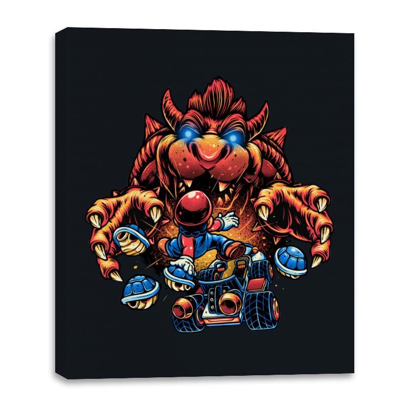The Final Boss - Canvas Wraps Canvas Wraps RIPT Apparel 16x20 / Black