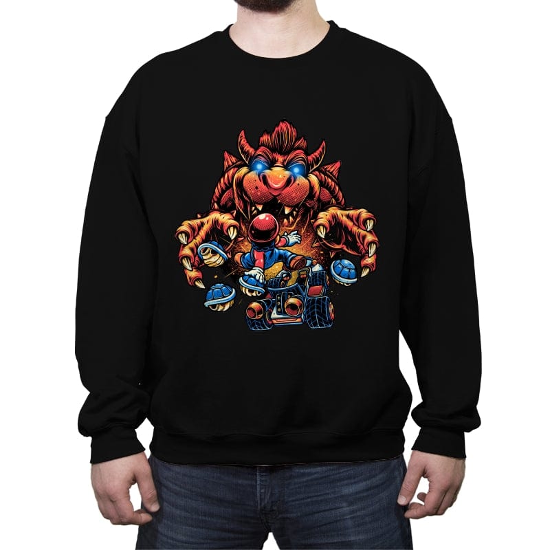 The Final Boss - Crew Neck Sweatshirt Crew Neck Sweatshirt RIPT Apparel Small / Black