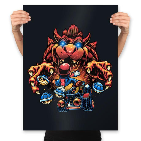 The Final Boss - Prints Posters RIPT Apparel 18x24 / Black