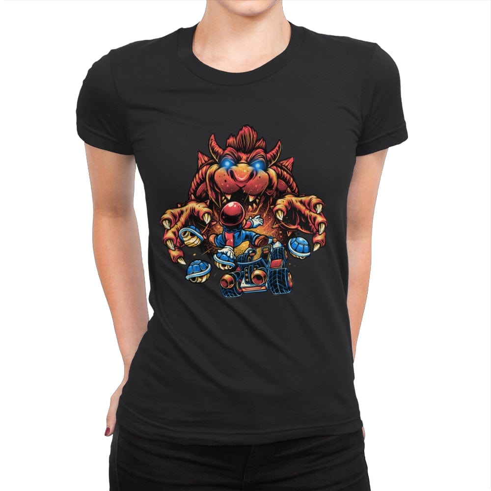 The Final Boss - Womens Premium T-Shirts RIPT Apparel Small / Black