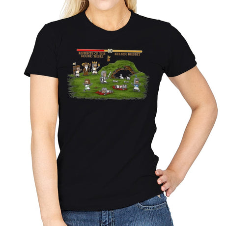 The Final Fight - Womens T-Shirts RIPT Apparel Small / Black