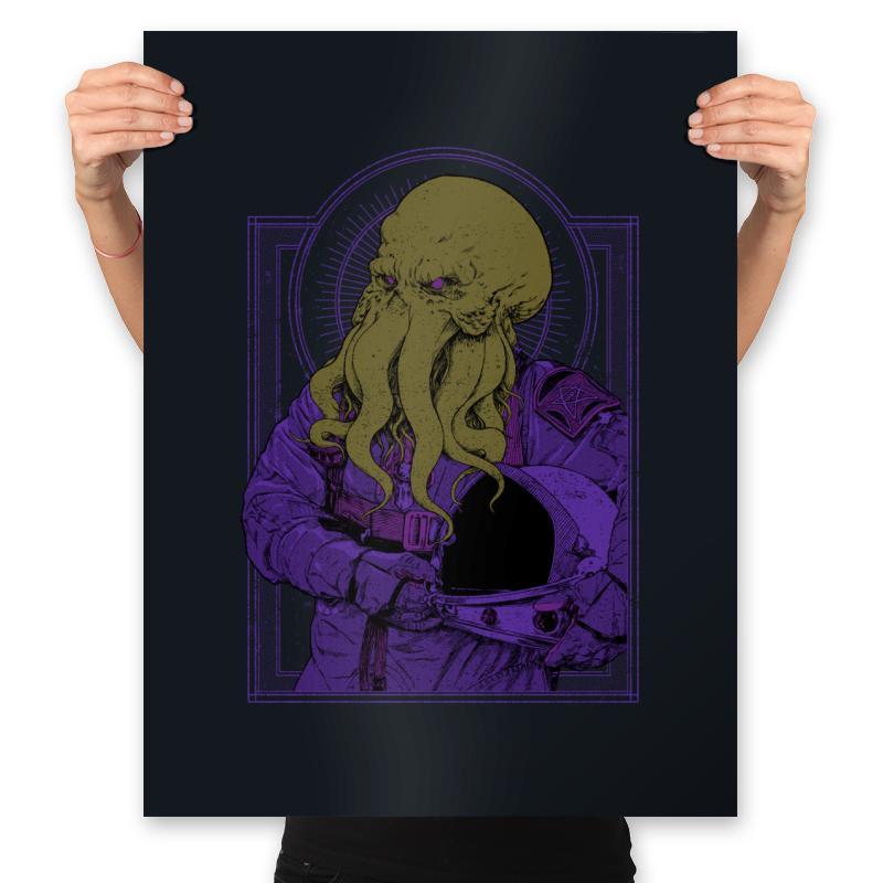 The First Astronaut - Prints Posters RIPT Apparel 18x24 / Black