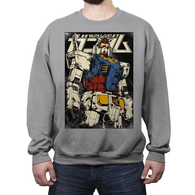 The First Bot - Crew Neck Sweatshirt Crew Neck Sweatshirt RIPT Apparel