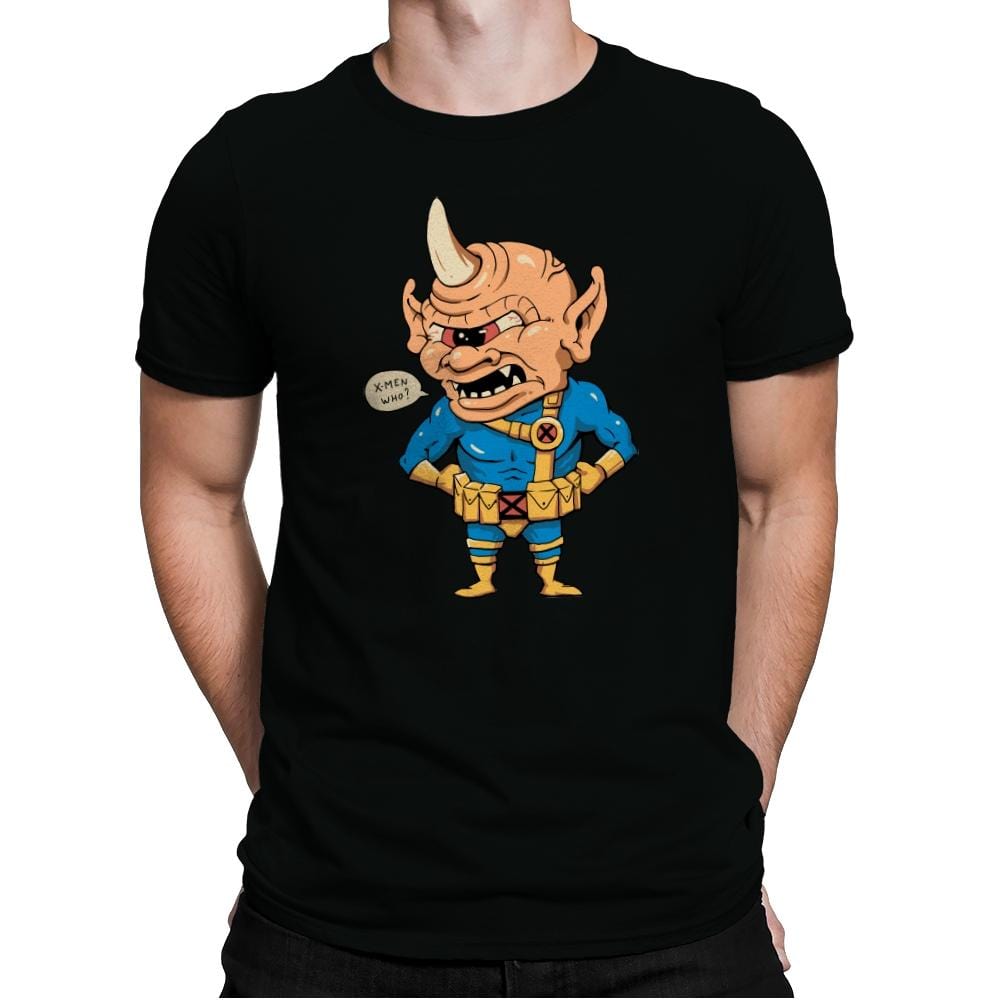 The First Cyclops - Mens Premium T-Shirts RIPT Apparel Small / Black
