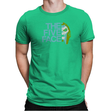 The Five Face Exclusive - Mens Premium T-Shirts RIPT Apparel Small / Kelly Green