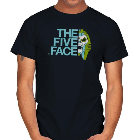 The Five Face Exclusive - Mens T-Shirts RIPT Apparel Small / Black