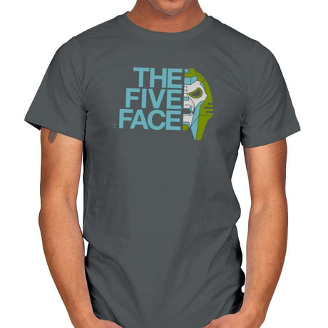 The Five Face Exclusive - Mens T-Shirts RIPT Apparel Small / Charcoal