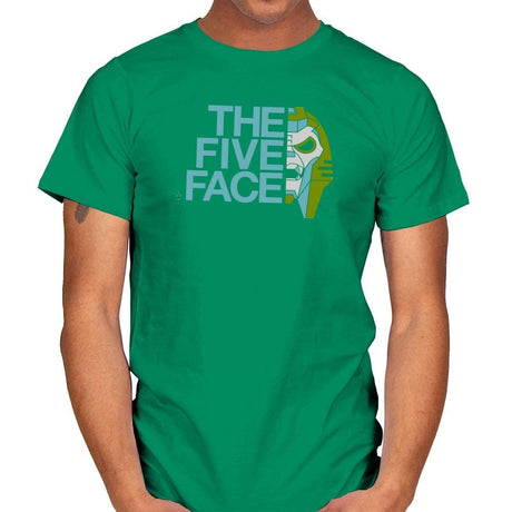 The Five Face Exclusive - Mens T-Shirts RIPT Apparel Small / Kelly Green