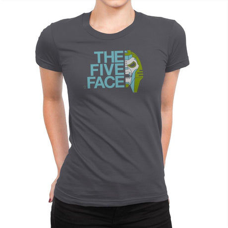 The Five Face Exclusive - Womens Premium T-Shirts RIPT Apparel Small / Heavy Metal