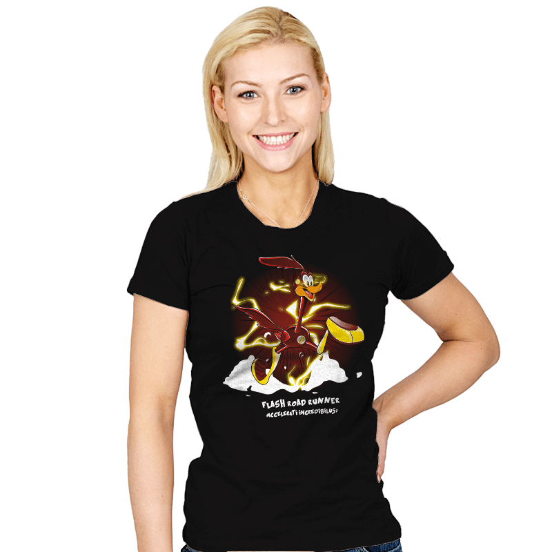 The Flash Runner  - Womens T-Shirts RIPT Apparel