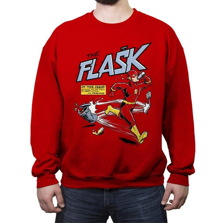 The Flask - Crew Neck Sweatshirt Crew Neck Sweatshirt RIPT Apparel