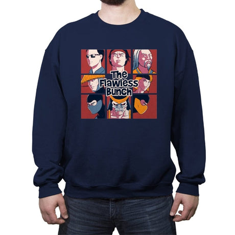 The Flawless Bunch - Crew Neck Sweatshirt Crew Neck Sweatshirt RIPT Apparel Small / Navy