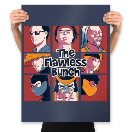The Flawless Bunch - Prints Posters RIPT Apparel 18x24 / Navy