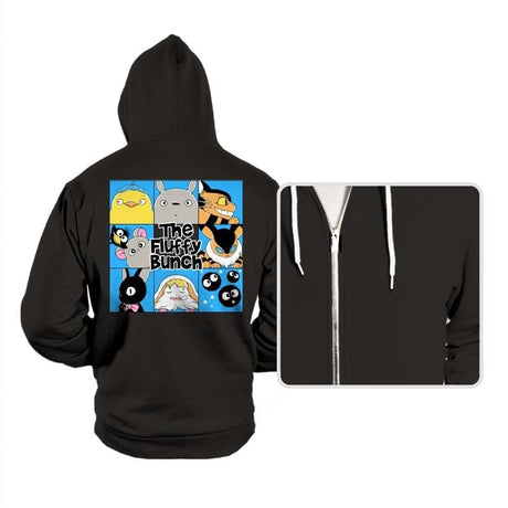 The Fluffy Bunch - Hoodies Hoodies RIPT Apparel Small / Black